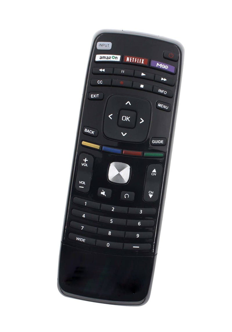 JustFine Replaced Remote Control Compatible for Vizio D650I-B2 E420D-A0 E280I-B1 ES4201A1 E390I-B0 E500I-B1E E600I-B3 LED LCD HDTV TV with Netflix & M-GO - Image 1